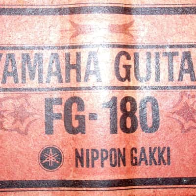 Yamaha FG180 Circa 1972 Red Label Nippon Gakki + Rocket Case image 24