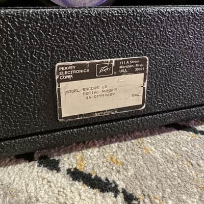 Peavey Encore 65 Vintage Tube Series 65-Watt 1x12" Guitar Combo 1980s - Black image 9