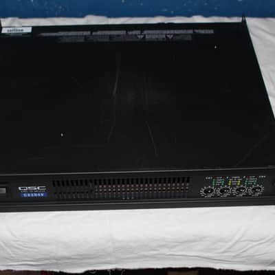 QSC CX204V Four Channel 300 W Per Channel Direct 70 V Power Amp (2 Available) image 2
