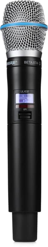 Shure ULXD2 Digital Handheld Transmitter - Beta87A Cartridge (3-pack) Bundle image 1