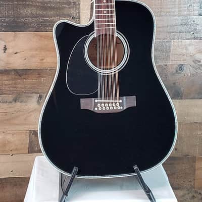 Takamine EF381DX Left-handed, 12-string, Black, Softcase, 909 FINISH BLEMISH image 5