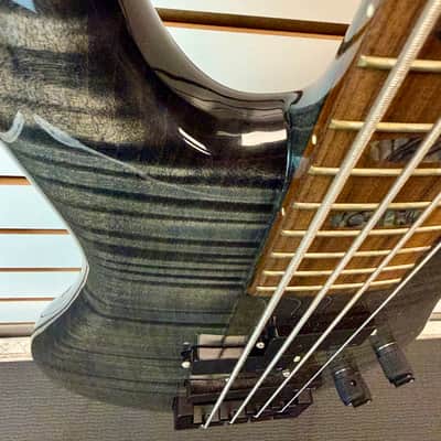 Spector NS-2 4 String Bass Made In USA, Transparent Grey with Hardshell Case - Pre Owned image 5