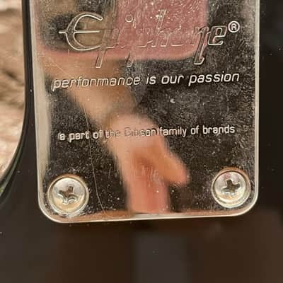 Epiphone Special Les Paul Shape Model II W/ Headstock Repair SN: 1104101005- Black image 7
