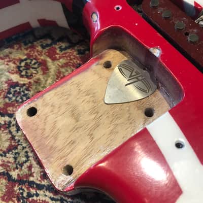 Van Halen  Frankenstrat Replica w/flight case image 14