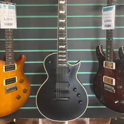 ESP LTD EC-407 Satin Black 7-String Electric Guitar image 2