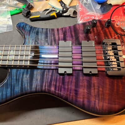 2021 Spector USA NS-5XL Interstellar EMG 40DCX HAZ 18V 5-String image 14