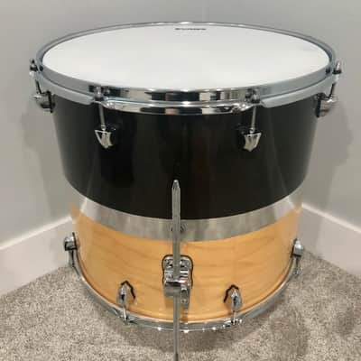 SJC Custom Drums 18” Paramount Floor Tom 2018 - Tuxedo Silver image 3