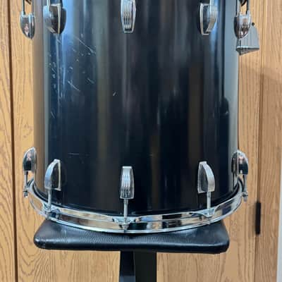 Ludwig 6 ply Black Cortex 1980’s 16” Tom image 2