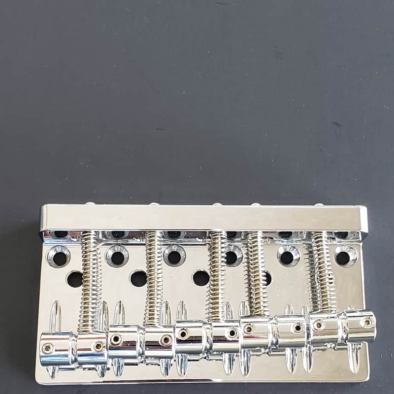 5 String Bass Bridge Chrome image 1