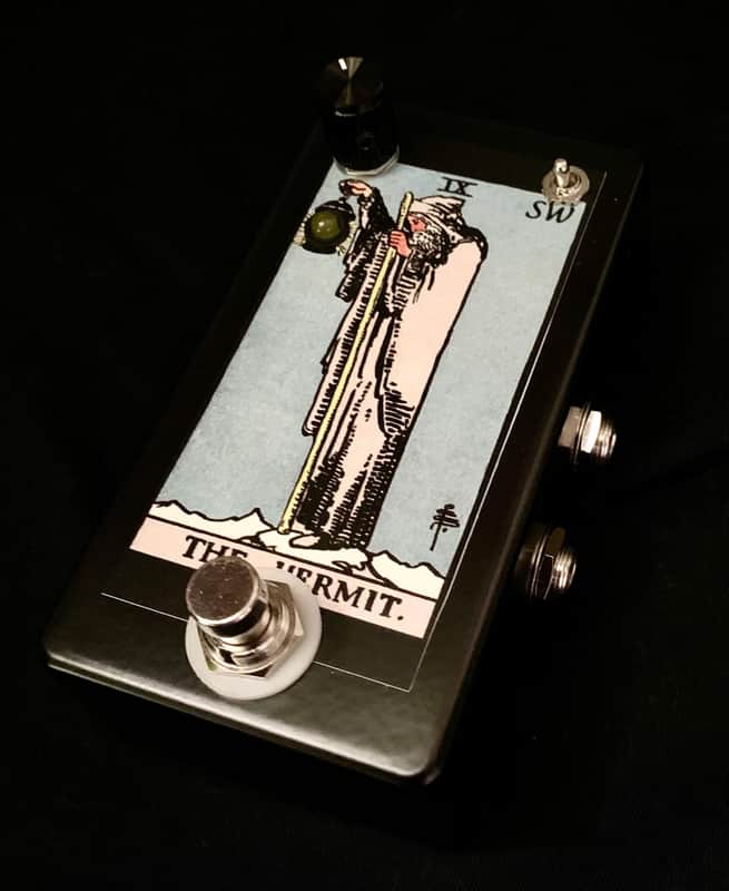 Saturnworks Handcrafted True Bypass Active Black Blender Looper + Phase Guitar / Bass Pedal with a Soft Click Switch, Switchcraft USA Jacks, and a Hermit Design image 1