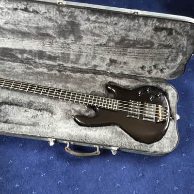 Wal Bass designed for and owned by Greg Lake of Emmerson, Lake & Palmer 1992 Black (unique model) image 1
