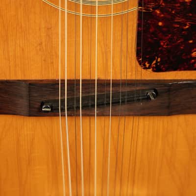 1966 Gibson B-45-12 string Dreadnought flattop acoustic Cherry Sunburst image 5