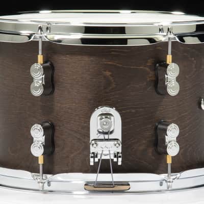 PDP Limited Edition Dry Maple 8x12 Snare Drum Dark Walnut Finish image 2