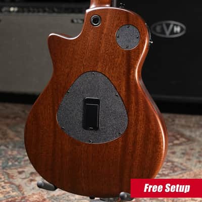 Taylor T5z Classic Hollowbody Electric Guitar - Classic Mahogany Stain with Gig Bag image 2