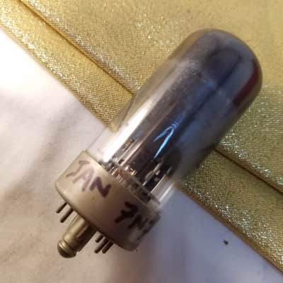NU National Union 7N7 Loktal tNOS AT1000 TESTED Balanced! PI Vacuum Tube greyglass T1 rare support rods triple mica early military dual triode (like 6SN7) 1941-1946 image 10