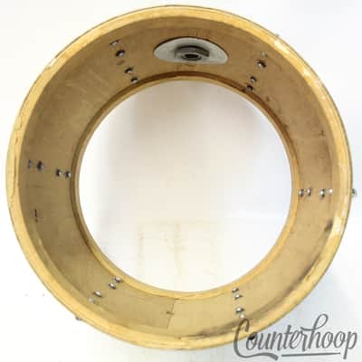 MIJ 13x9"Tom Drum White Marine Pearl WMP Vintage 60s Japan 3Ply+Rings Sling-Copy image 8