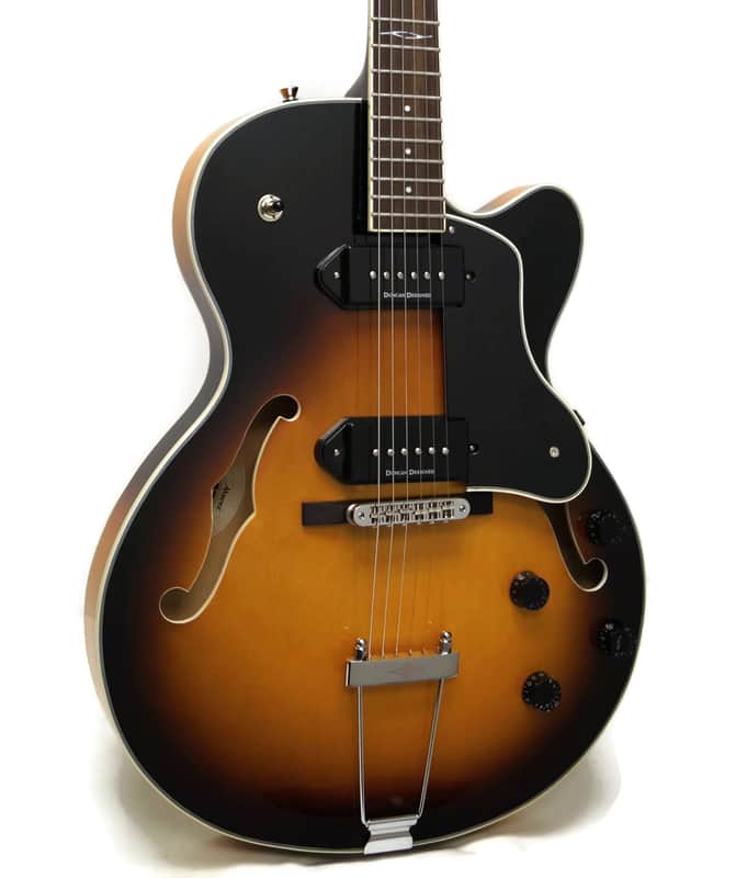 Alvarez AAT34/TSB Jazz & Blues Series Archtop Semi-Hollowbody Electric Guitar image 1