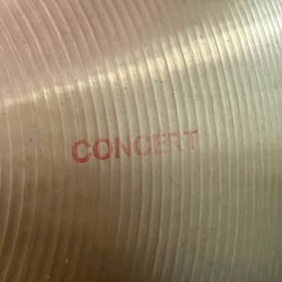 Paiste Formula 602 "Pre-Serial" 1960s - RARE CONCERT cymbal 2390g image 2