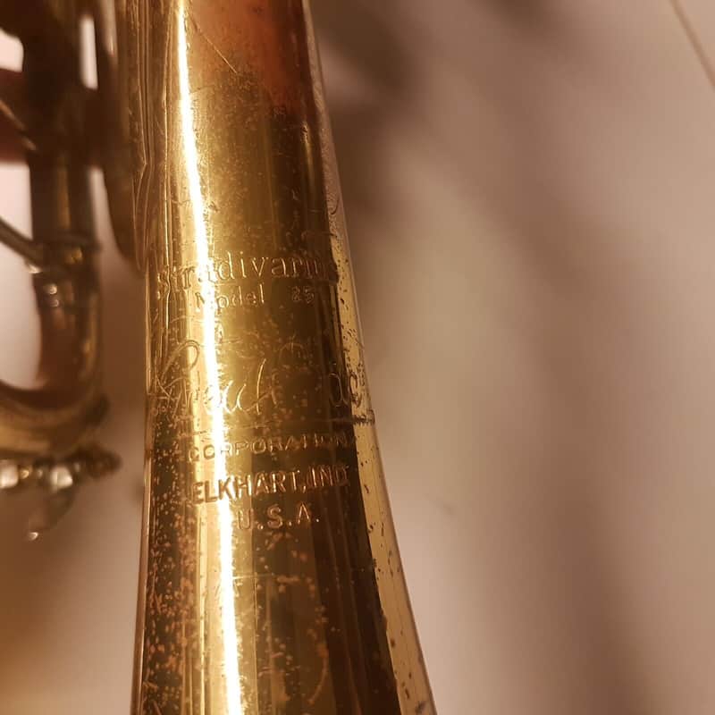 1974 Bach Stradivarius Mod 25 L Bore Trumpet - made in USA image 1