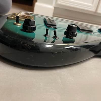 Aria Pro II  RSB Deluxe II Bass 1983 - Blue Burst MIJ Matsumoku John Taylor Cliff Burton image 4