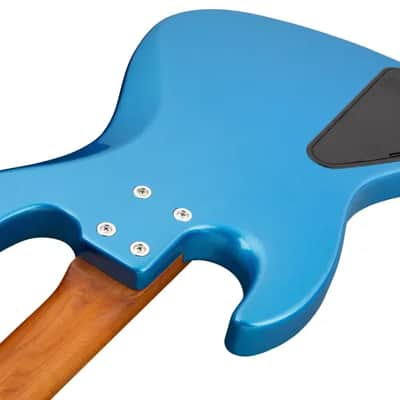 Sadowsky MetroExpress 21-Fret Vintage M Bass, Roasted Maple Fingerboard, 4-String - Solid Ocean Blue Metallic High Polish image 6