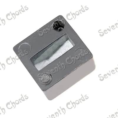 4 Piece Black Headless Bass Guitar Bridge Saddles image 10