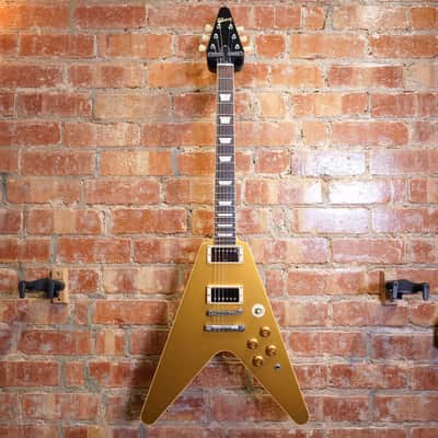 2013 Gibson Custom Shop Flying V - Gold Top image 2