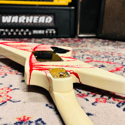 1984 Aria Pro II ZZ Limited Edition Blood Series “Bloody White” - Made In Japan image 22