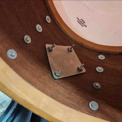 Ludwig WFL Drum Co. Tom 9x13" Marine Sparkle Pre- Serial late- 50's image 9