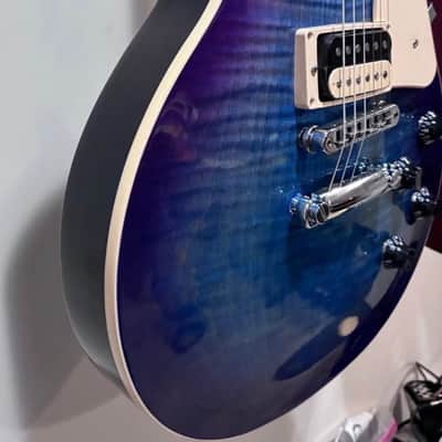 2021 Gibson Les Paul Traditional Pro V - Blueberry Burst image 6