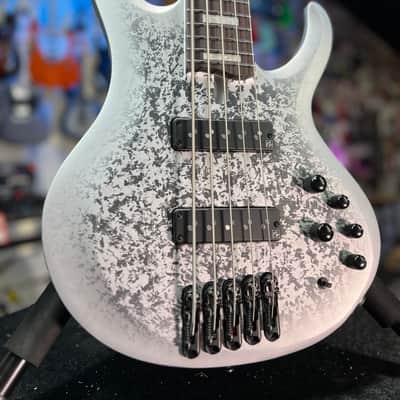 Ibanez 25th-anniversary BTB Standard 6-string Electric Bass - Silver Blizzard Matte FREE PLEK! 988 image 1