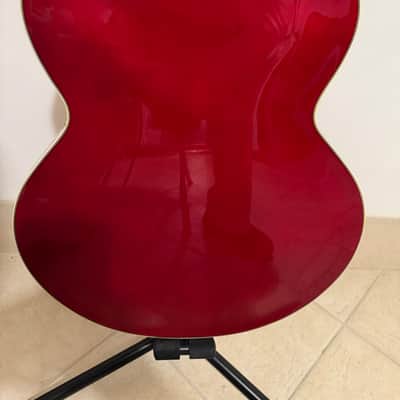 Ibanez AFS75T-TCD Artcore 2016 - 2018 - Transparent Cherry Red + Guitar Case image 6