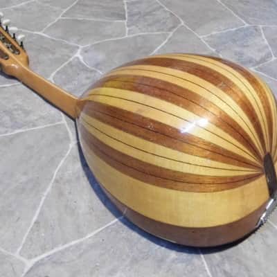 fine vintage MIGMA all solid luthier Wunderlich quality 8string bowlback MANDOLIN Germany image 4
