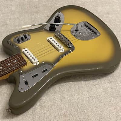 2004 Fender Japan JG-66 Jaguar Limited Edition Antigua Finish + G&G Deluxe Case Hang Tags Duncan Hot Jag Upgrade image 11