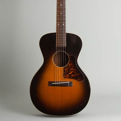 Kalamazoo Sport Model KG 3/4 Flat Top Acoustic Guitar (1937), ser. #587C, original black chipboard case. image 1