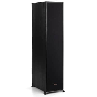 Klipsch Klipsch Reference R-610F 5.0 Home Theater Pack, 2x R-610F Floorstanding Speakers + Pair, R-41M Bookshelf Home Speakers, R-52C Center Channel Home Speaker, Black image 5