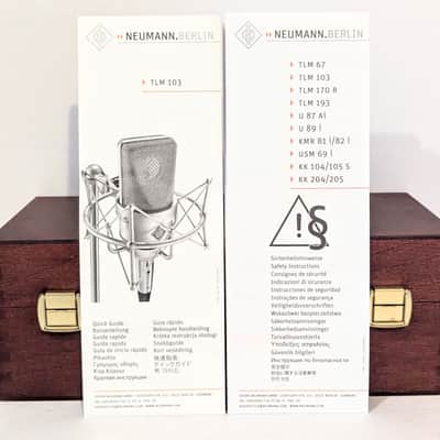 Pristine TLM 103 w/ shock mount & new pop filter image 14