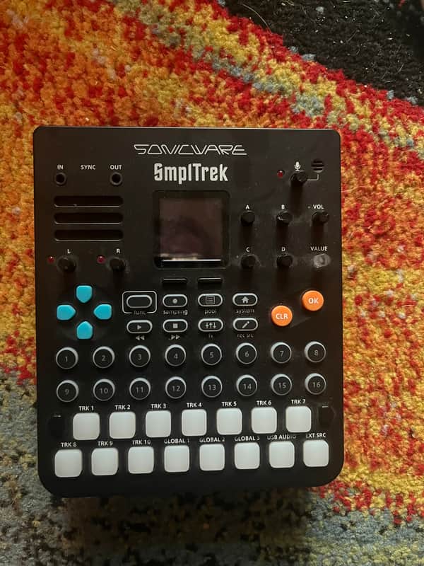 Sonicware SmplTrek Portable Production Sampler 2022 - Present - Black image 1