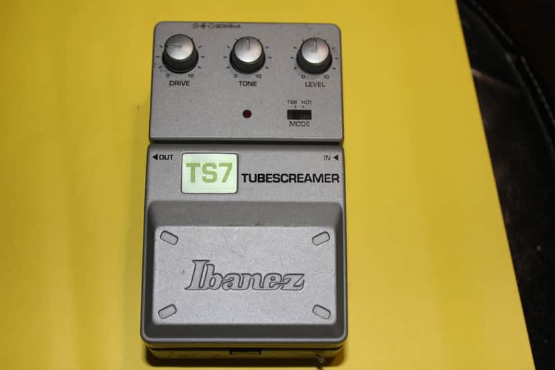 Ibanez TS7 Tube Screamer Overdrive Tone Lock with Hot Mode image 1