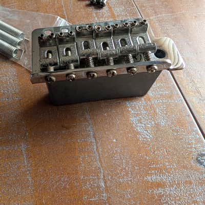 Fender Stratocaster Guitar Tremolo Bridge Heavy Block PW29 - Chrome image 6