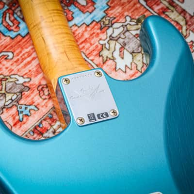 FENDER USA Custom Shop '62 Stratocaster *Dealer Exclusive Flamethrower Journeyman Relic "Ocean Turquoise" (2025) image 19