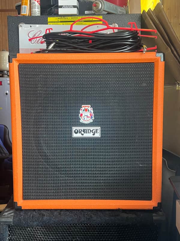 Orange Crush Bass 100 100-Watt 1x15" Bass Combo 2016 - Present - Black image 1