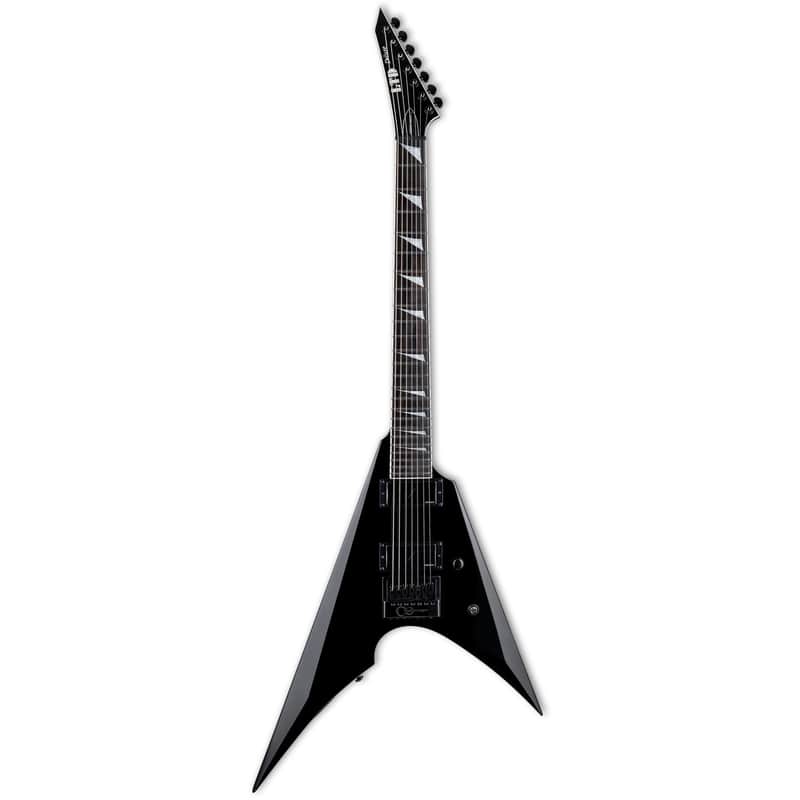 ESP LTD Arrow-1007 Baritone EverTune ET 7-String Electric Guitar Black B-Stock Larrow1007betblk image 1