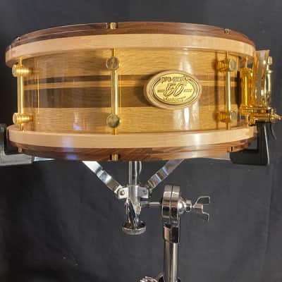 Pro-Mark / Stanbridge - Limited Edition 5.5x14" Japanese White Oak & Walnut Snare Drum (#8 of 50 in 5.5") 2007 image 1