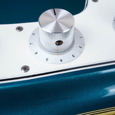 Teisco SPB-200 Spectrum Bass Reissue MIJ 2001 Metallic Blue Short Scale 30' Japan w/ Bag image 8