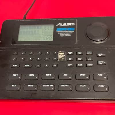 Vintage Drum Machine Alesis SR-16 With HTF Correct Power Supply