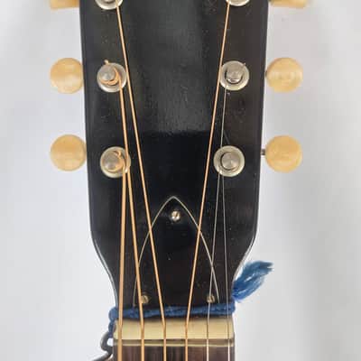 Framus 5/3 1950s 60s - Camping Stencil Black Vintage Acoustic 00 Parlor Guitar image 5