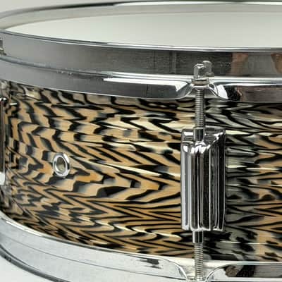 Rogers 5x14" Luxor Cleveland-Era Snare Drum - Black Onyx #7517 image 12