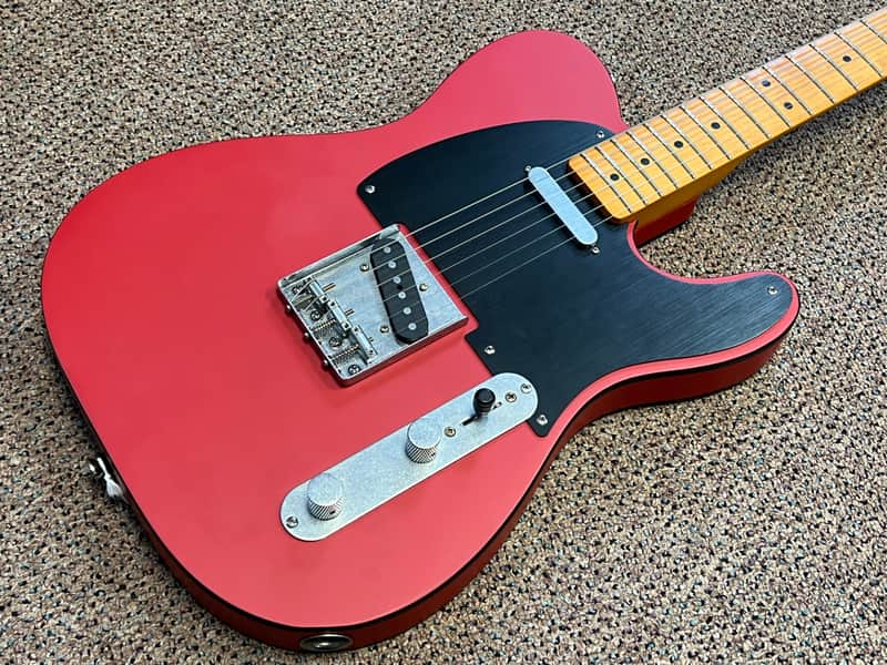 Squier 40th Anniversary Telecaster Vintage Edition Satin Dakota Red image 1