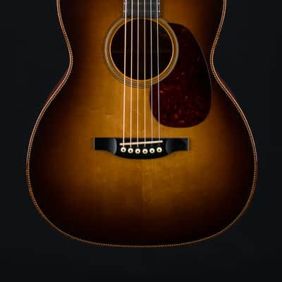 Bourgeois OMS DB Signature Figured Mahogany and Aged Tone Bearclaw Adirondack Spruce Sunburst Used (2022) image 4